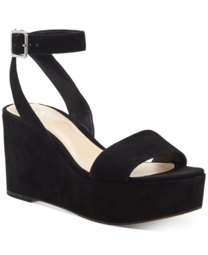 VINCE CAMUTO GIJENTA WEDGE SANDALS WOMEN'S SHOES