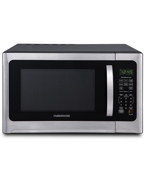Farberware Professional Fmo12ahtbke 1 2 Cu Ft 1100 Watt Microwave Reviews Small Appliances Kitchen Macy S
