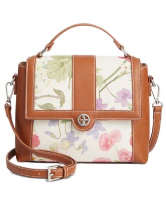 Giani Bernini - Botanical Linen Top Handle Satchel