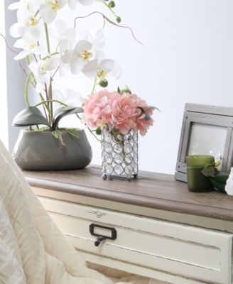 Elipse Crystal Decorative Flower Vase, Candle Holder, Wedding Centerpiece