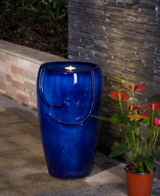 Cobalt Outdoor Fountain with Pump and LED Light