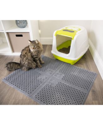 petlinks purrfect paws litter mat
