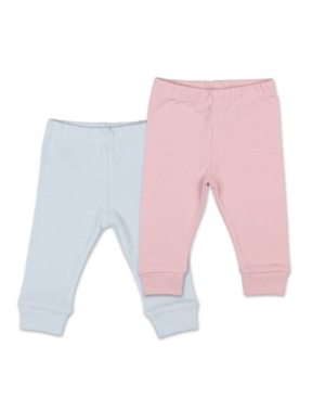 image of The Peanutshell Baby Girl Tiny Blooms Pants, Pack of 2