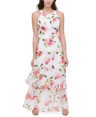 macy's floral maxi dress