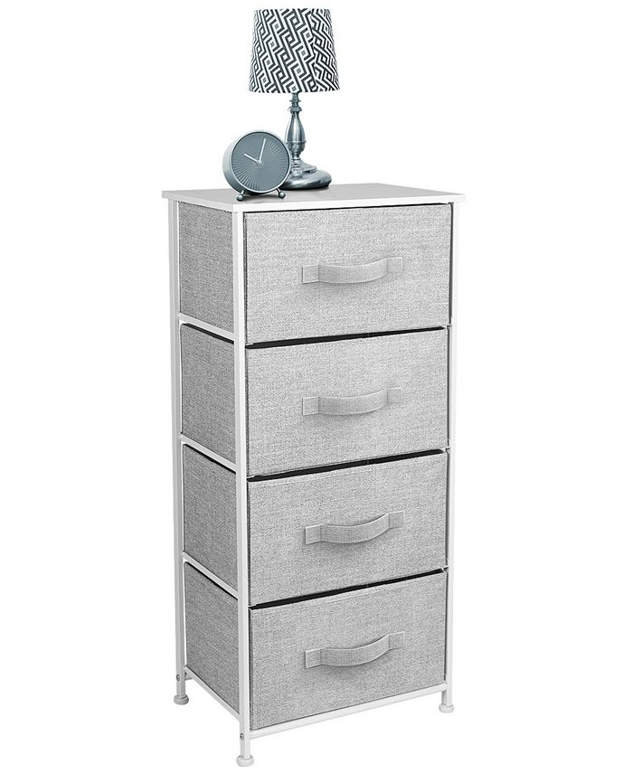 Sorbus Dresser With Fabric Bins - Macy's