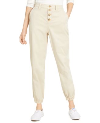 Vanilla Star Juniors' Smocked-Waist Jogger Pants - Macy's