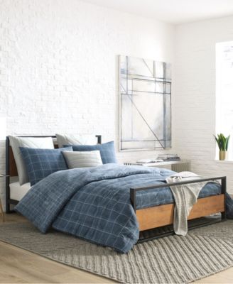 Kenneth Cole New York Holden Grid Comforter Set Bedding