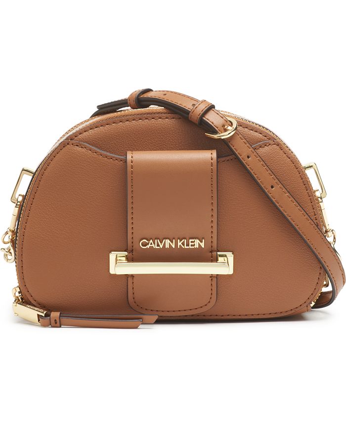 Calvin Klein Chain Leather Crossbody Macy's