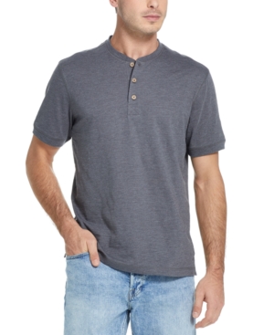 Men's Melange Henley T-shirt