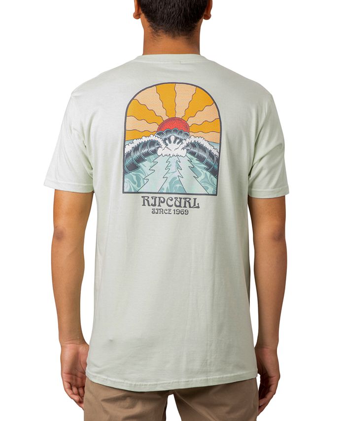Rip Curl Men's Waves Graphic T-Shirt & Reviews - T-Shirts - Men - Macy's