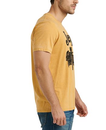 Lucky Brand Men's Jeep Burnout Graphic T-Shirt - Macy's