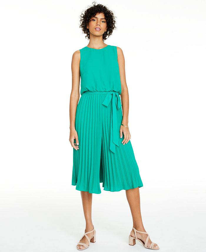 Vince pleated jumpsuit discount