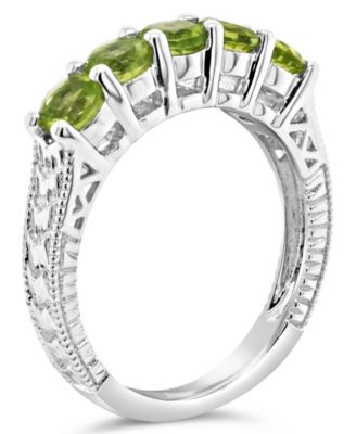 Garnet (1-1/2 ct. t.w.) Ring in Sterling Silver (Also Available in Peridot & White Topaz)