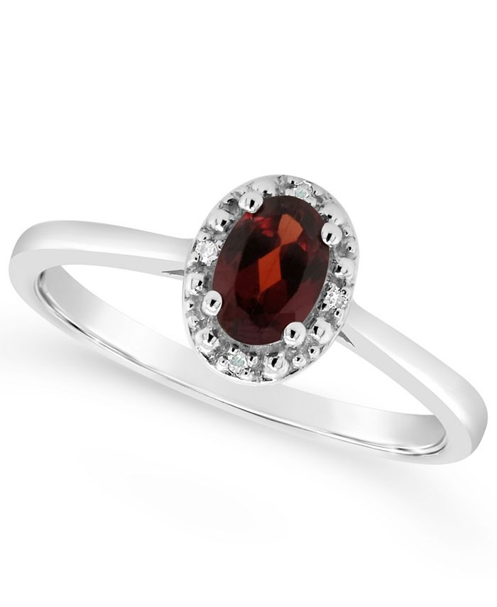 Macy's outlet garnet jewelry