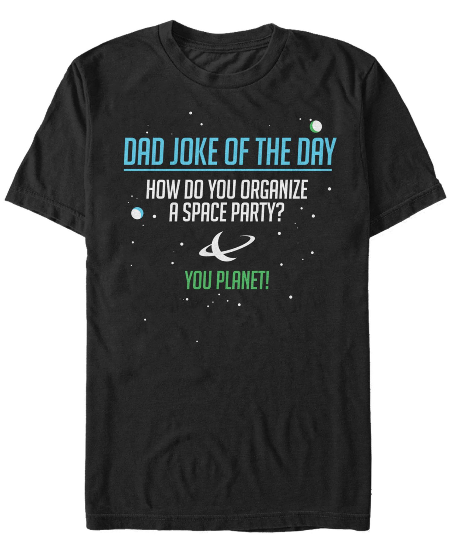 Men's Dad Space Joke Short Sleeve Crew T-shirt