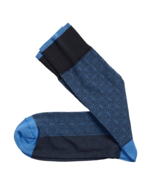 Johnston & Murphy Circle Grid Socks