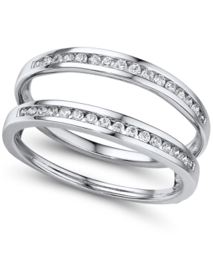 image of Diamond (1/4 ct. t.w.) Ring Enhancer in 14K White Gold