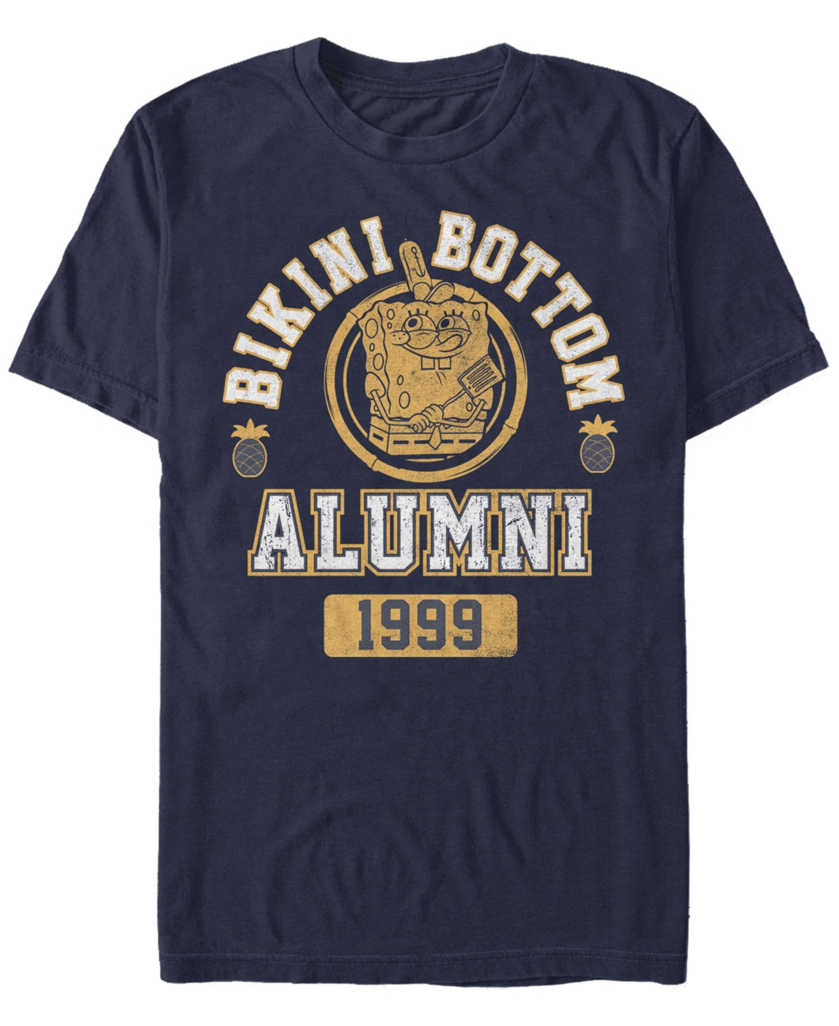 Men's Bikini Bottom Alumni Short Sleeve Crew T-shirt - Navy