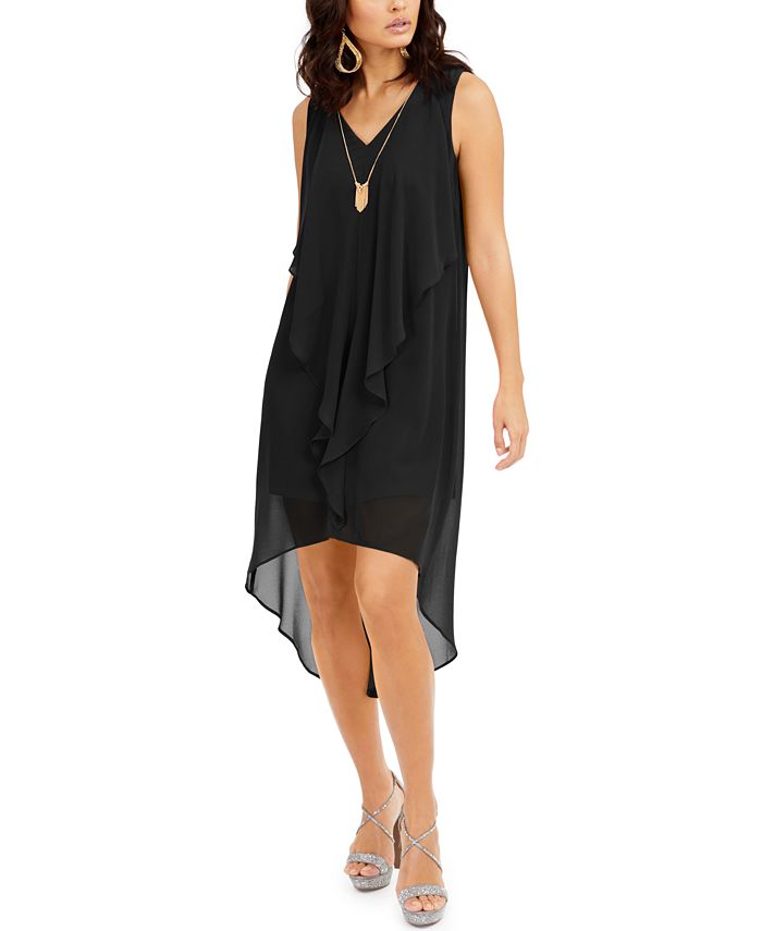 Macy's black high low dress shop