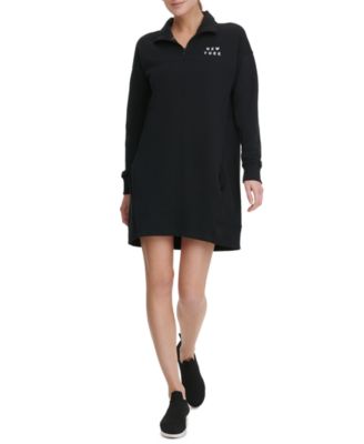 DKNY - Half-Zip Logo Dress