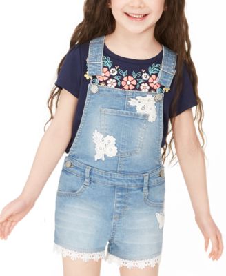 macy's jean jumpsuit