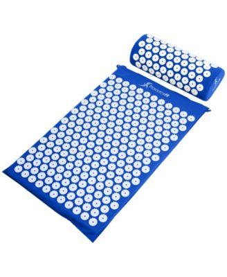 Acupressure Mat and Pillow Set - Blue
