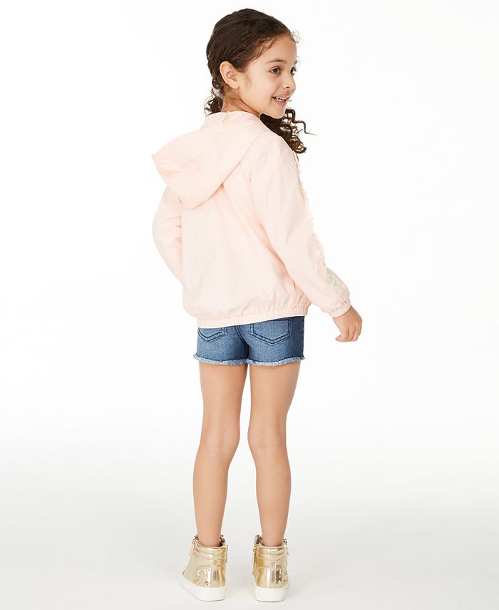 Epic Threads Little Girls Unicorn Ruffle Windbreaker Jacket, Created