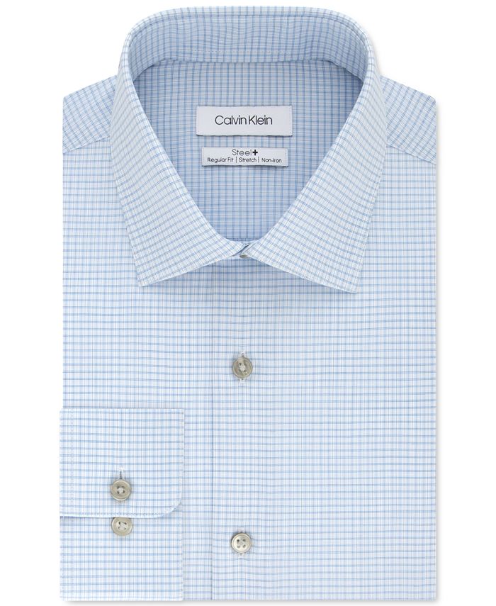 Calvin klein blue dress shirt store
