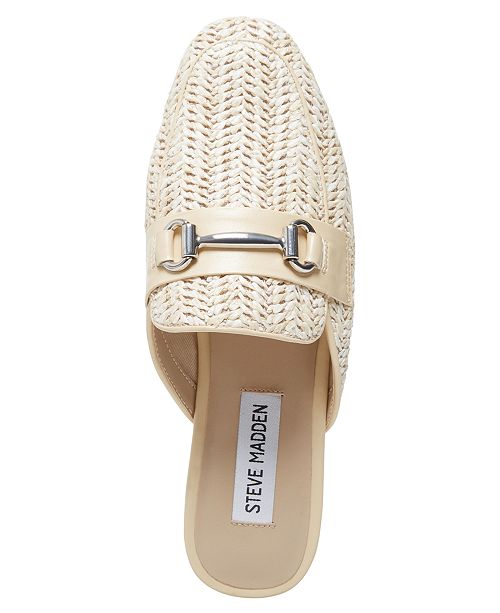 steve madden mules white