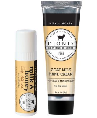 2-Pc. Goat Milk Hand & Lip Set - Milk & Honey