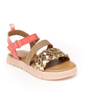 burberry sandals kids orange