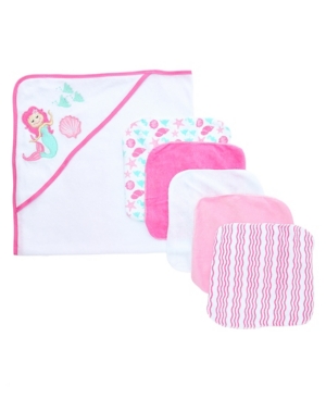 Tendertyme Baby Boys and Girls 6-Piece Towel and Washcloth Gift Set