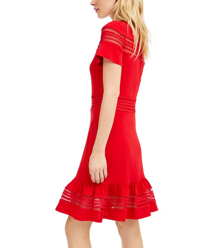 Michael kors mesh mix dress discount