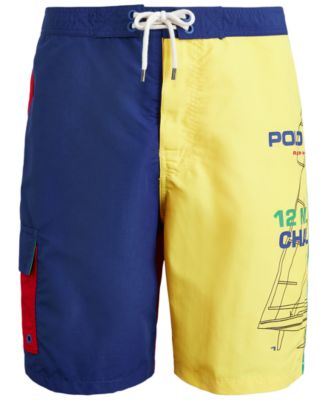 polo ralph lauren men's 8.5 kailua swim trunks