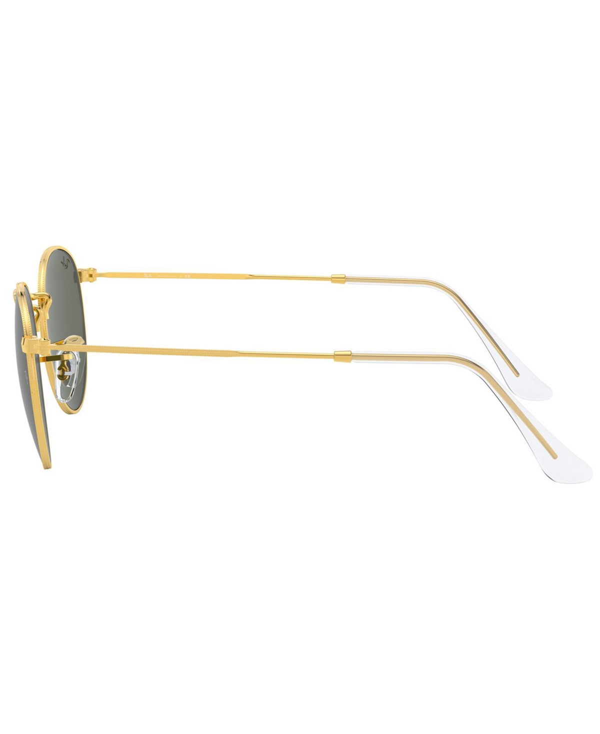Ray Ban Round Sunglasses In Legend Gold,green