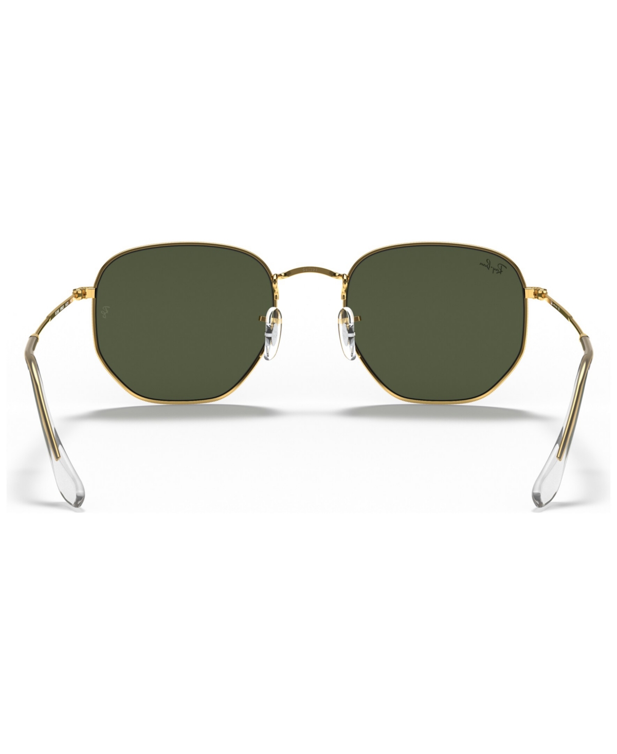 Ray Ban Hexagonal Legend Gold Green Classic G-15 Unisex Sunglasses Rb3548 919631 51 In Gold Legend,green