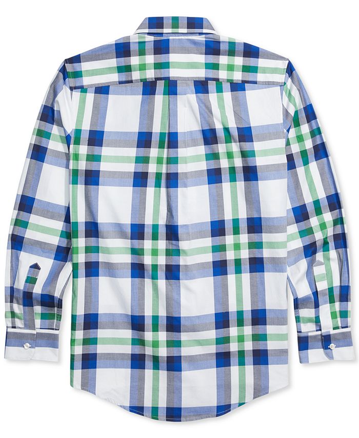 Tommy Hilfiger Men's Whitney Plaid Shirt with Closures