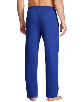 blue polo pajama pants