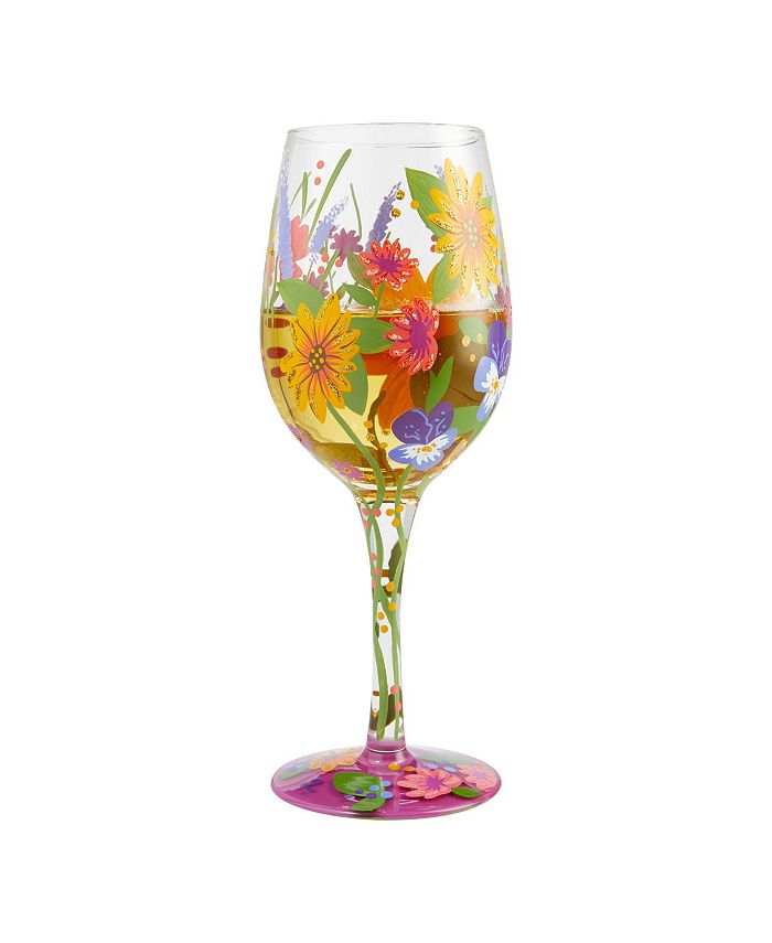 Enesco LOLITA Wine in the Garden Wine Glass - Macy's