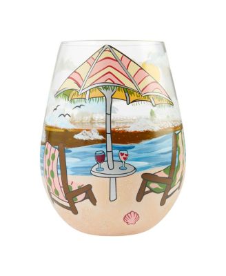 LOLITA Beach Please Stemless Wine Glass