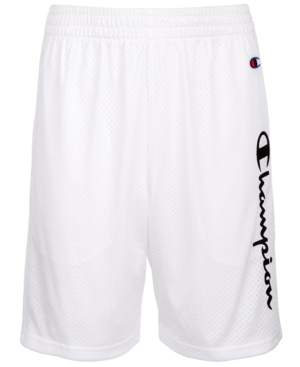Champion Big Boys Essential Logo Script Mesh Shorts