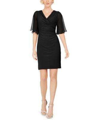 msk navy blue dress