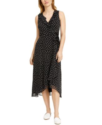 macy's polka dot dress