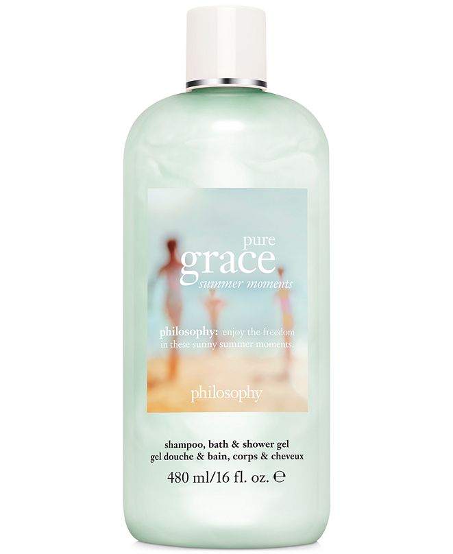 philosophy Pure Grace Summer Moments Shampoo, Bath & Shower Gel, 16oz