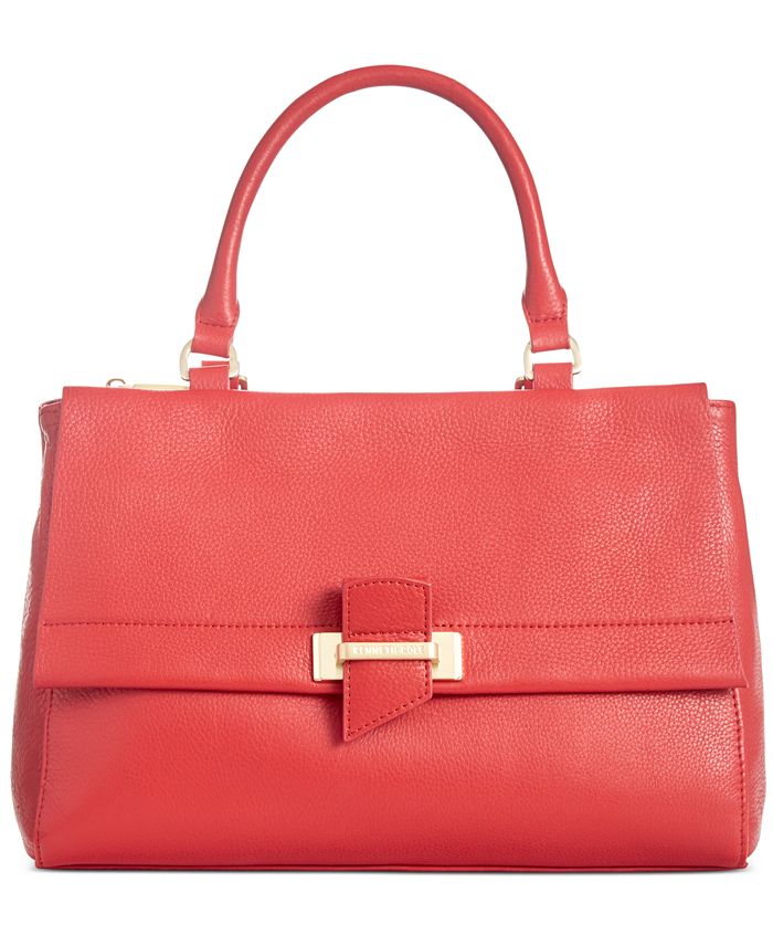 Kenneth Cole New York Crosby Leather Satchel - Macy's
