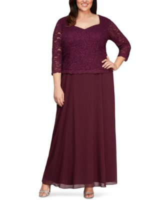 macys plus size mother of bride dresses