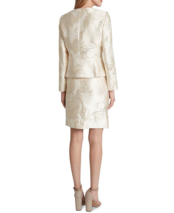 Metallic skirt best sale suit