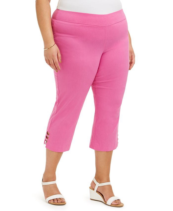 JM Collection Plus Size Capri Pants, Created for Macy's & Reviews - Pants & Capris - Plus Sizes