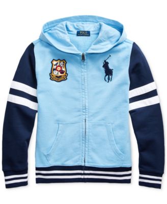 polo french terry hoodie