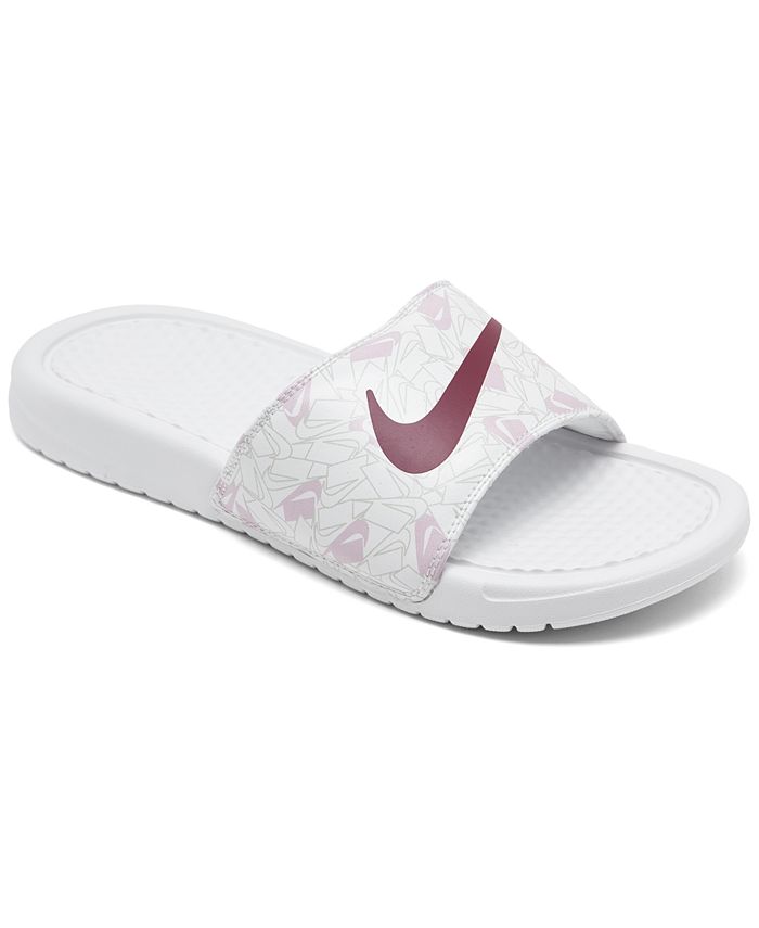 Nike Womens Benassi Jdi Print Slide Sandals From Finish Line Macys